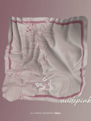 Blossom Floral Nude Pink Scarf